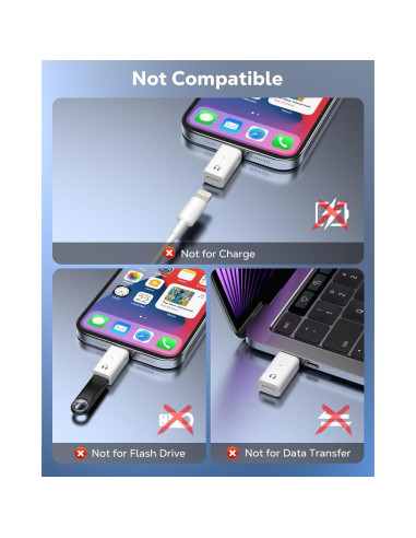 Adaptador de audio MoKo USB C a Lightning para iPhone 16/15