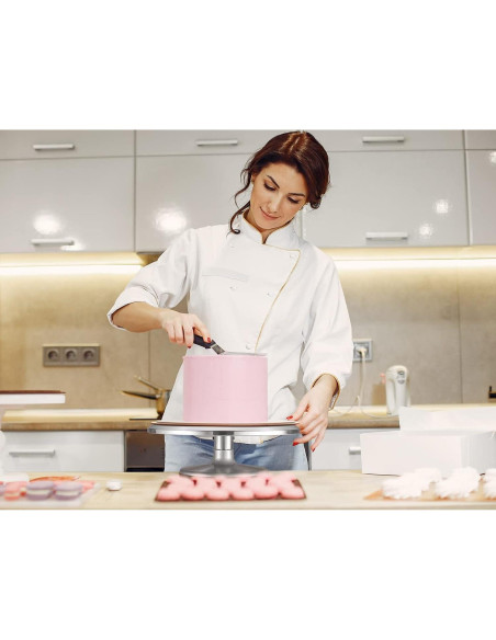 Kootek Soporte Giratorio de Pasteles 30,48 cm + Kit 35 Piezas