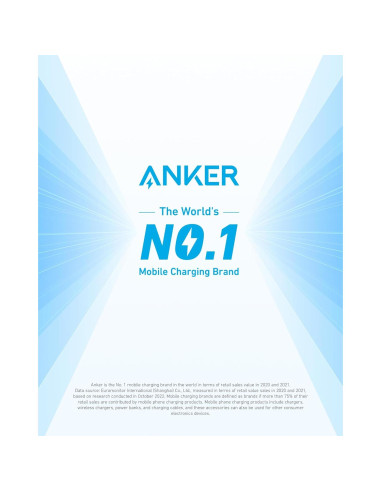 Cargador Anker 20W USB-C Rápido 2-Pack Blanco