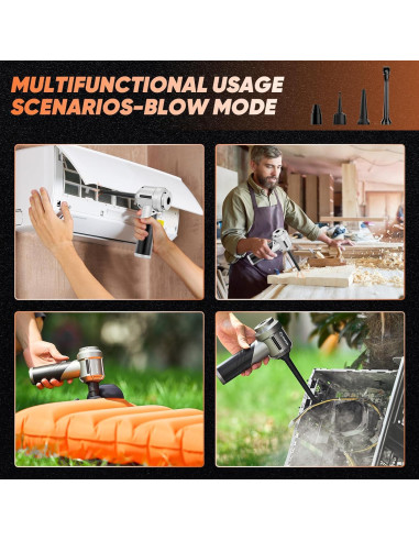 Aspiradora Portátil Saker HL133 Inalámbrica 17000PA Mini