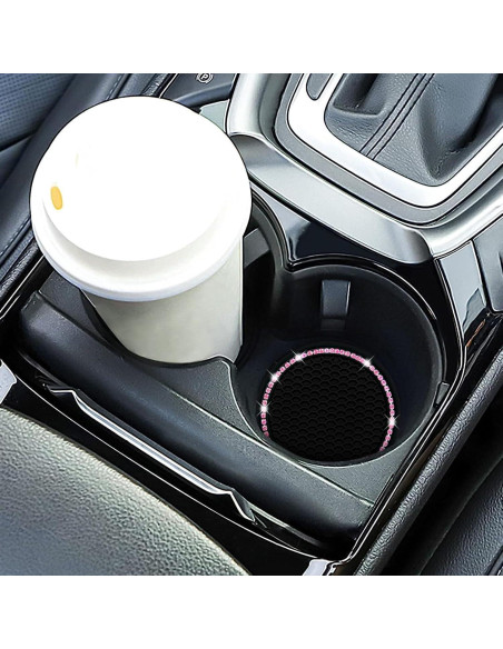 Posavasos de Coche Senose 6.99 cm Silicona Antideslizante 2 Pcs