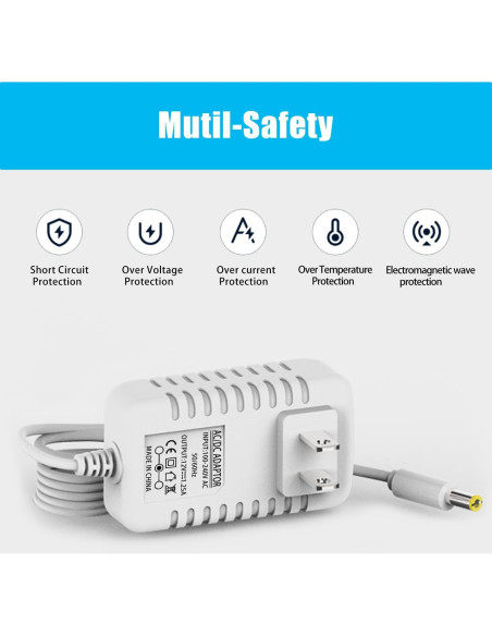 Cable de Alimentación 15W BOEEA para Alexa Dot 3ra/4ta/5ta Gen