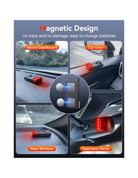 Alarma de Vibración Antirrobo ELECTOP 108dB Inalámbrica