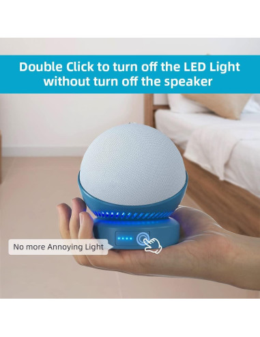 Base de Batería Liboer para Echo Dot 5ta y Homepod Mini Azul
