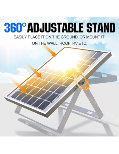 Panel Solar 10W SOLPERK 12V con Controlador de Carga