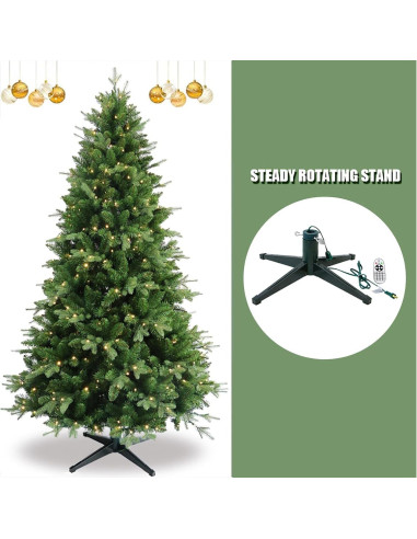 Soporte giratorio para árbol de Navidad VINCONLIDY 3,05 m