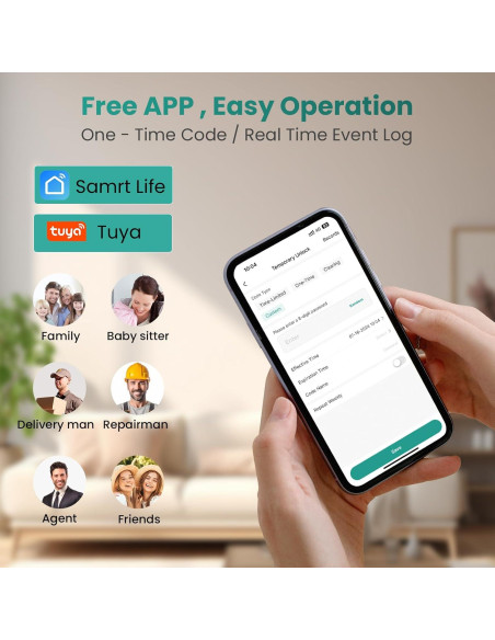 Cerradura Inteligente MOUSETRO ZN-S01 Bluetooth 4 en 1