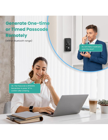 Cerradura Inteligente MOUSETRO ZN-S01 Bluetooth 4 en 1