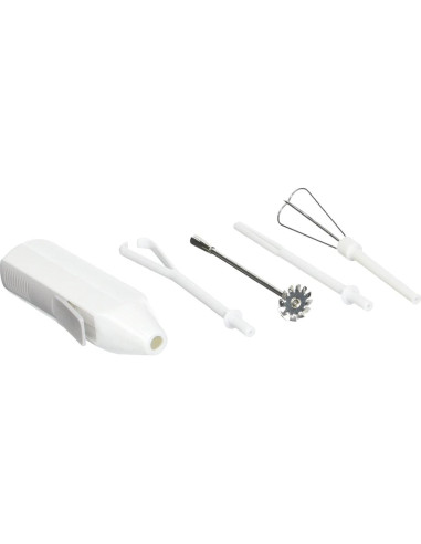 Batidora Mini Inalámbrica Norpro 5 Piezas Blanca