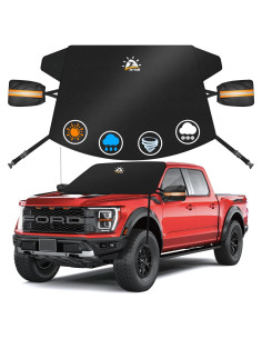 Cubierta de Parabrisas Zettum CSIC-76-BLK Resistente Invierno