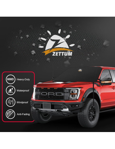 Cubierta de Parabrisas Zettum CSIC-76-BLK Resistente Invierno