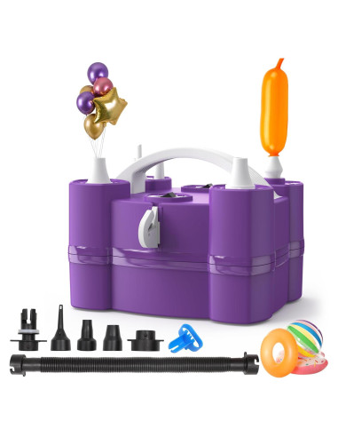 Bomba de Aire Eléctrica Keaibuding 3-en-1 para Globos