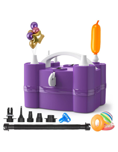 Bomba de Aire Eléctrica Keaibuding 3-en-1 para Globos