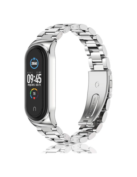 Correa MIJOBS de acero inoxidable para Mi Band 6/5/4/3