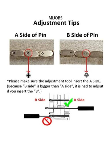 Correa MIJOBS de acero inoxidable para Mi Band 6/5/4/3