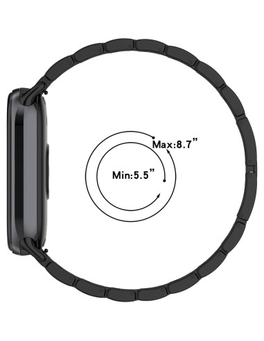 Correa de Acero Inoxidable LOKEKE para Xiaomi Band 9