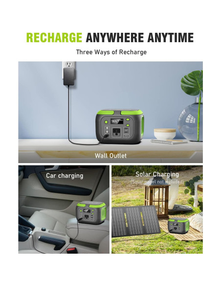 Generador Solar Portátil SinKeu G200 155Wh 200W 42000mAh