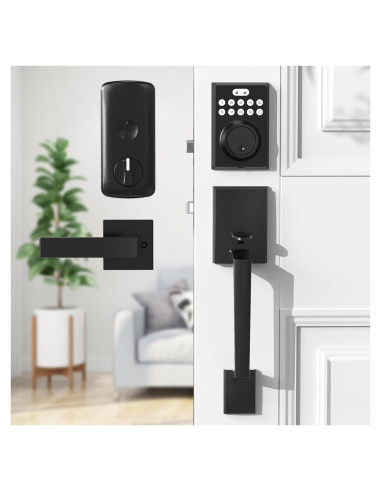 Cerradura de Puerta de Entrada Sin Llave BAILABA con Teclado