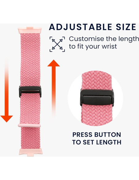 Correa de Smartwatch kwmobile para Xiaomi Redmi Watch 4 - 2x Nylon