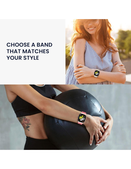 Correa de Smartwatch kwmobile para Xiaomi Redmi Watch 4 - 2x Nylon