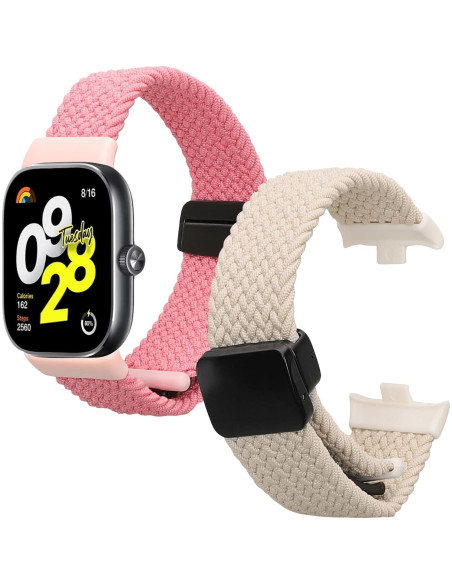 Correa de Smartwatch kwmobile para Xiaomi Redmi Watch 4 - 2x Nylon