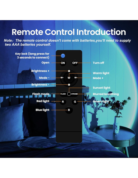 Lámpara de Proyección XEBKOR LT-06 RGB Control Remoto Lámpara de Proyección XEBKOR LT-06 RGB Control Remoto