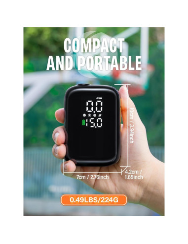 Bomba de Pelotas Eléctrica Pumteck AP1-M 15 PSI Portátil