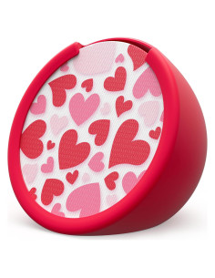 Funda y Placa Frontal para Echo Pop Corazones 2023