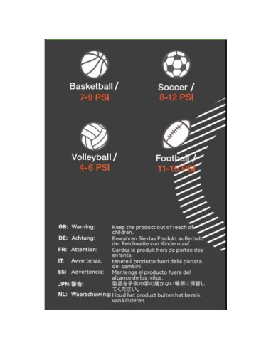 Bomba de Pelotas Eléctrica Pumteck AP1-M 15 PSI Portátil