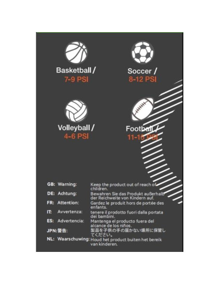 Bomba de Pelotas Eléctrica Pumteck AP1-M 15 PSI Portátil