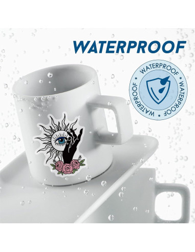 Calcomanías de Brujas MiStar 64 Piezas Vinilo Impermeable