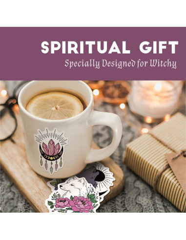 Calcomanías de Brujas MiStar 64 Piezas Vinilo Impermeable