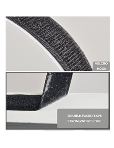 Cinta Adhesiva Magnética DOOREASY 675cm Nylon Negro 2