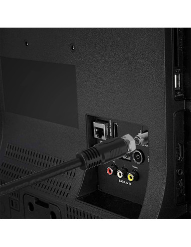 Cable Coaxial 0.3m RFAdapter - Paquete de 2 con Conectores F