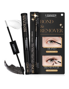 LASHVIEW Pegamento y Removedor de Pestañas 10ml 48h