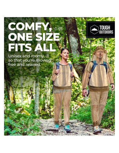 Chaqueta de Mosquito Tough Outdoors Grande - Extra Grande