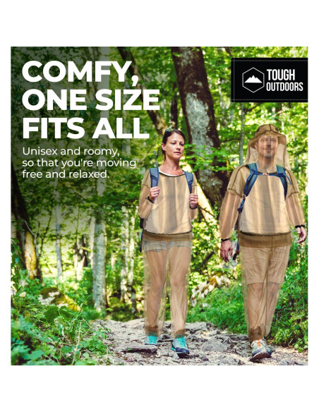 Chaqueta de Mosquito Tough Outdoors Grande - Extra Grande