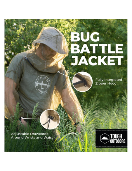 Chaqueta de Mosquito Tough Outdoors Grande - Extra Grande