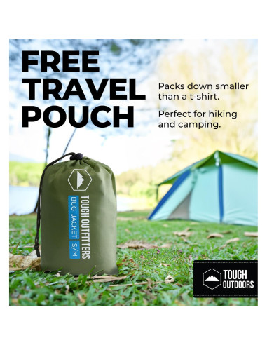 Chaqueta de Mosquito Tough Outdoors Grande - Extra Grande