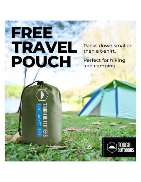 Chaqueta de Mosquito Tough Outdoors Grande - Extra Grande