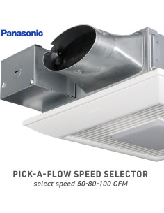 Ventilador Extractor de Baño Panasonic WhisperValue 100 CFM 2