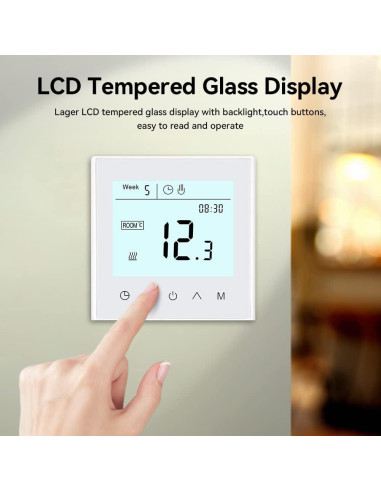 Termostato WiFi Programable MincoHome Control Táctil 240V