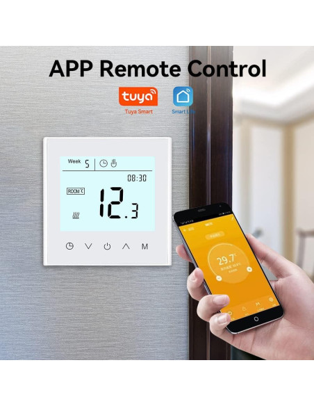 Termostato WiFi Programable MincoHome Control Táctil 240V