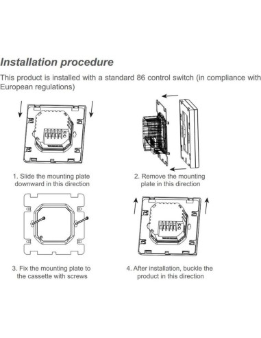 Termostato WiFi Programable MincoHome Control Táctil 240V