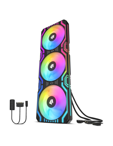 Ventilador RGB Asiahorse Matrix 360mm 56 LEDs PWM Silencioso