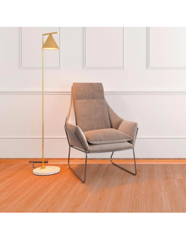 Cubierta de cable de piso autoadhesiva DBHXXMB 3,05 m madera marrón