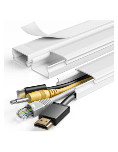 Ocultador de Cables Yecaye 47 cm Blanco para TV