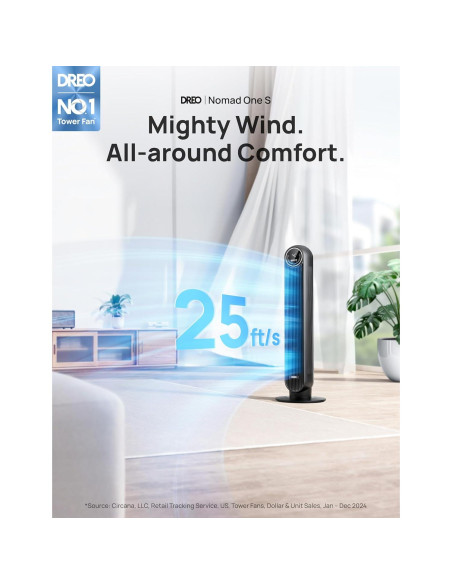 Ventilador de Torre Dreo DR-HTF007S 91 cm Control Remoto