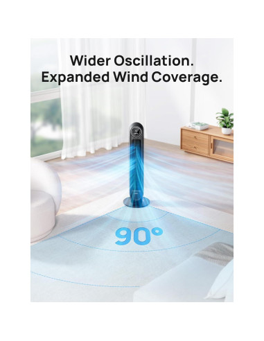 Ventilador de Torre Dreo DR-HTF007S 91 cm Control Remoto