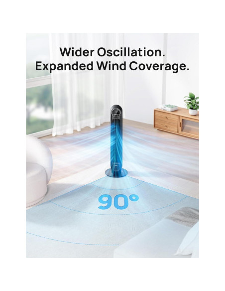 Ventilador de Torre Dreo DR-HTF007S 91 cm Control Remoto